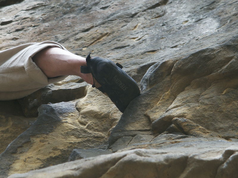 Rick's foot