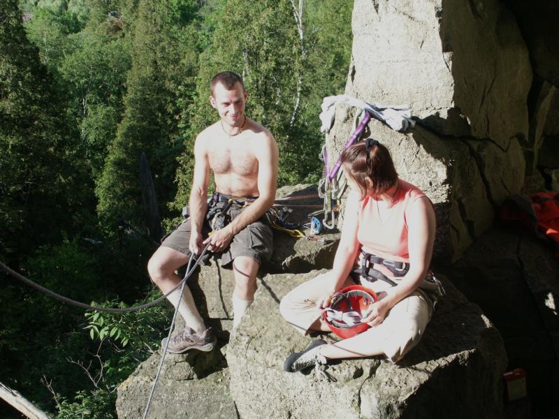 Jacob and Karen on Ivory Tower