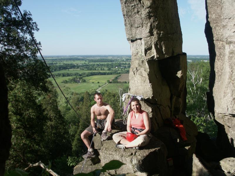 Jacob and Karen on Ivory Tower