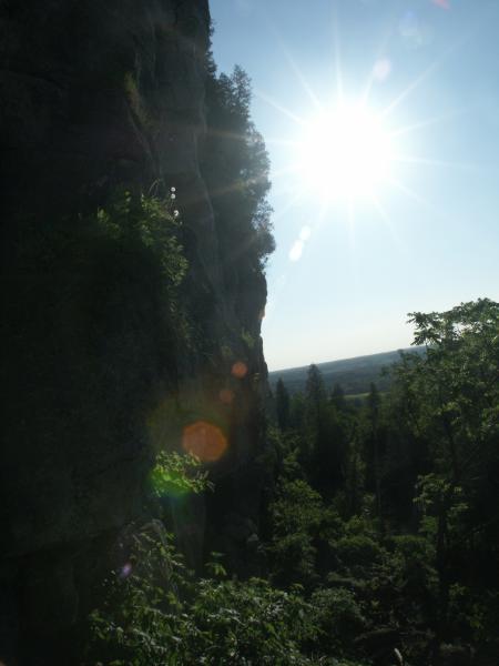 Rockface and Sunshine