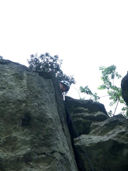 Ken belaying on Dufte