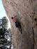Toro warms up on a 5.12c