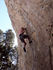 Toro warms up on a 5.12c