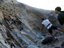 Toro peels onto a 5.10c
