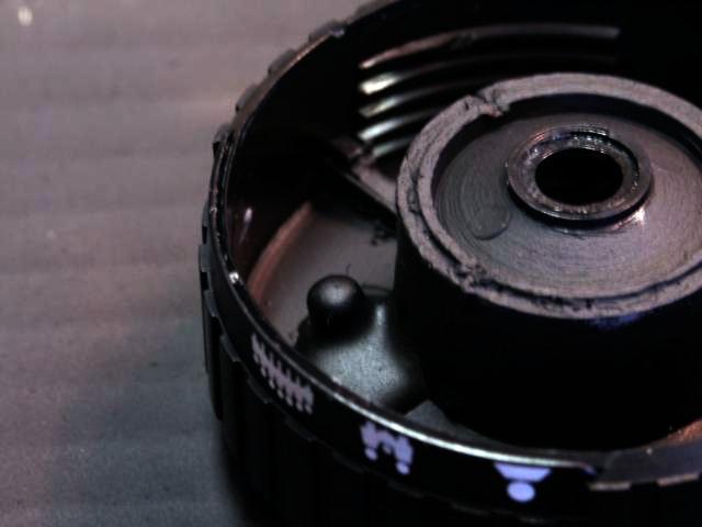 Lens interior painted